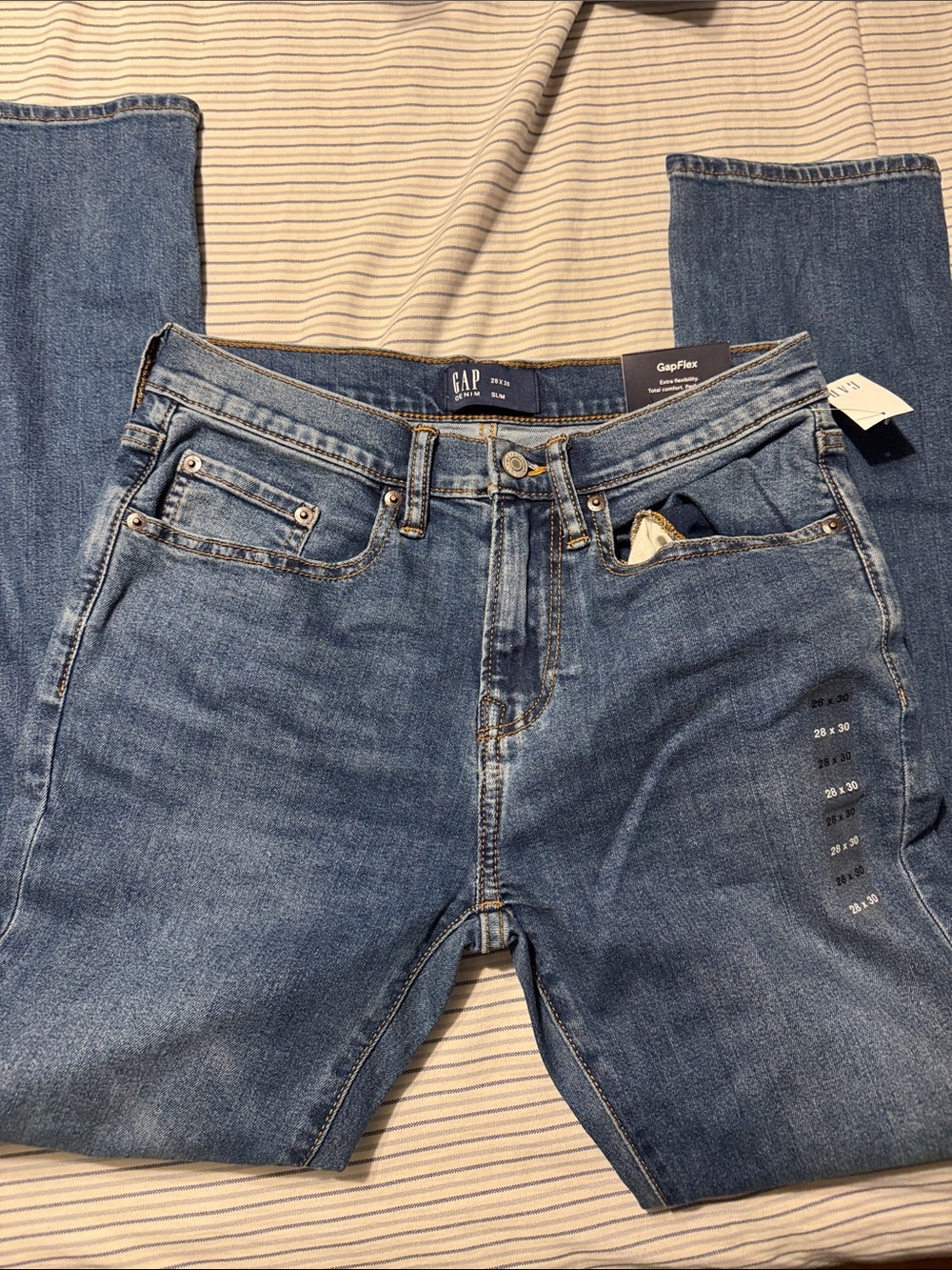GAP Men’s Medium Blue Straight-Leg Jeans
